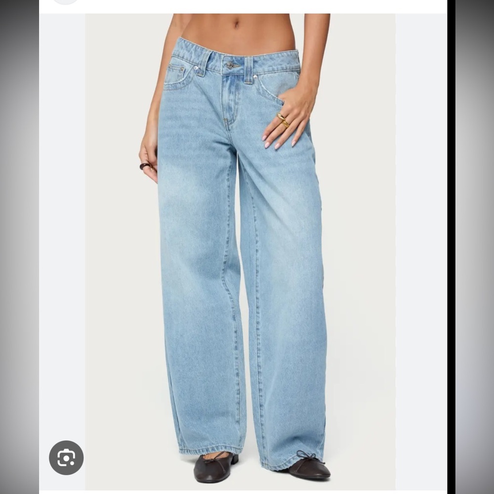 Edikted Rivka Straight Leg Jeans